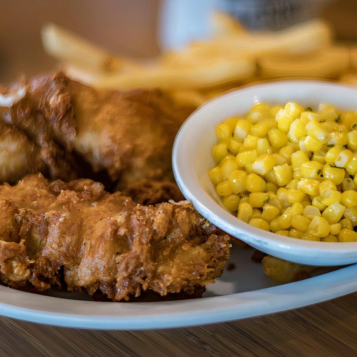 Children's Chicken Fingers & Fries.