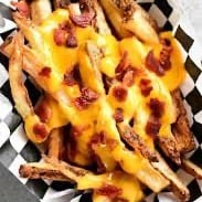 2 Large Bacon Queso Fries.