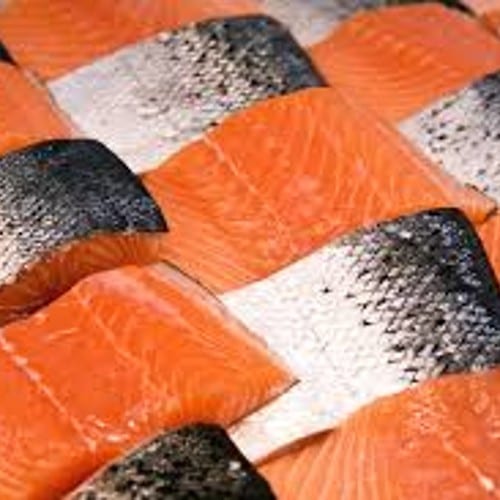 Canadian King Organic Salmon.