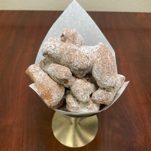 Hot Chocolate Zeppoles.
