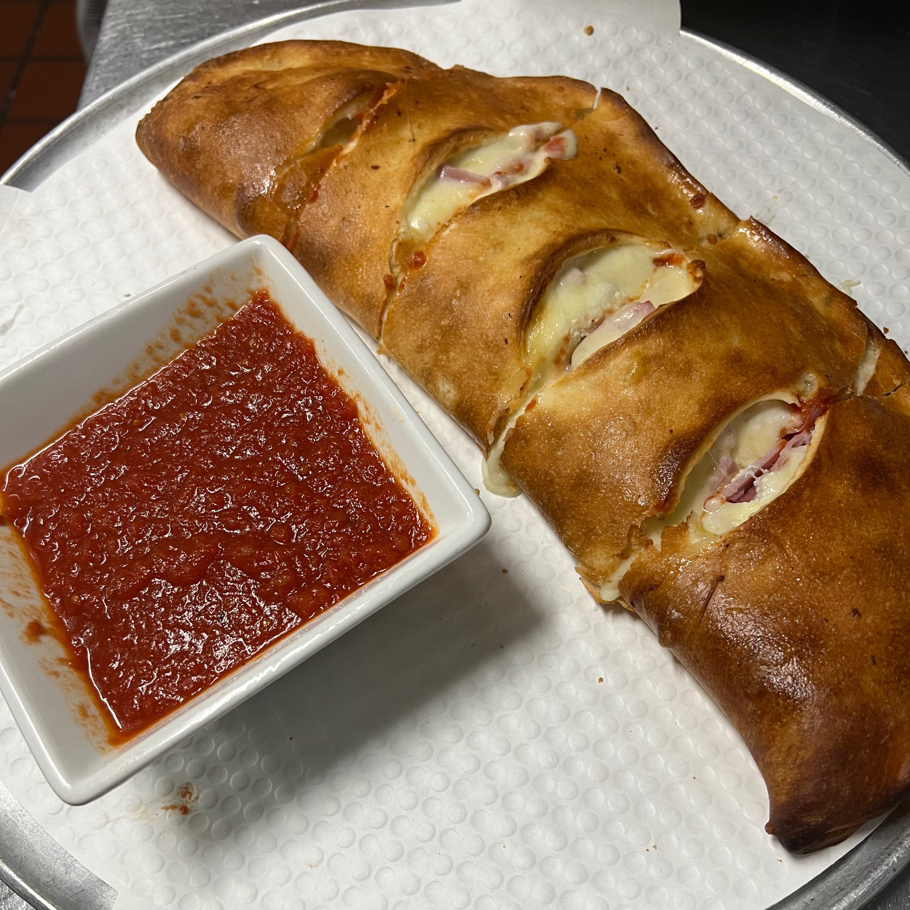 Baked Regular Stromboli.