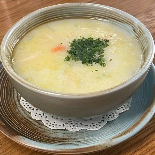 Avgolemono Soup.