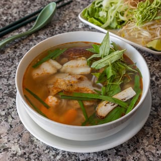Fermented fish noodle soup ( Bún Mắm)