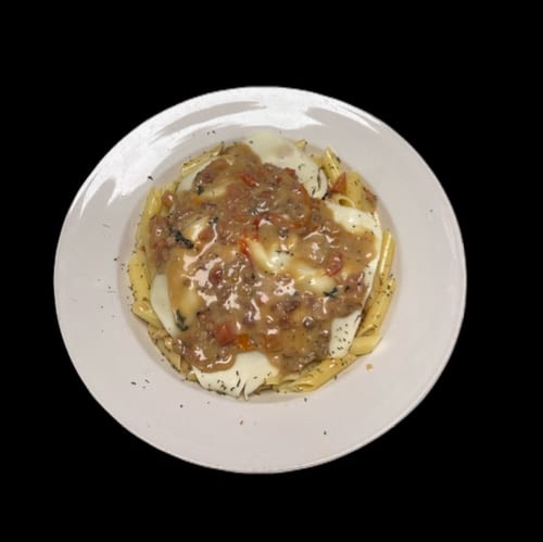 Chicken Vesuviano Lunch.