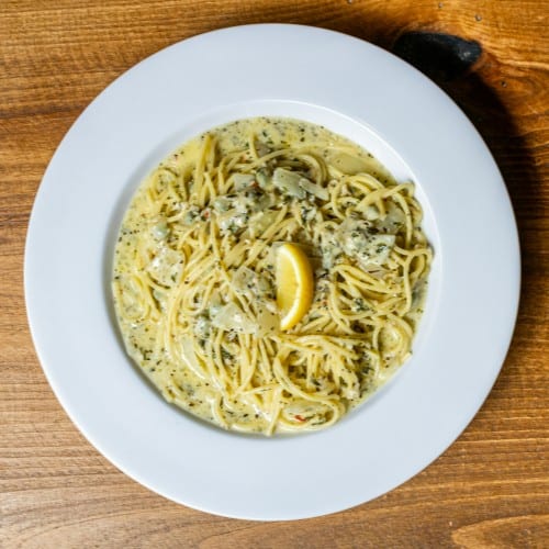 Spaghetti & Clam Sauce.