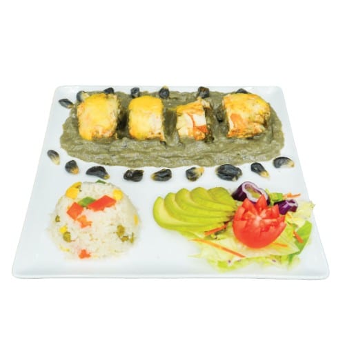 Pollo con Huitlacoche.