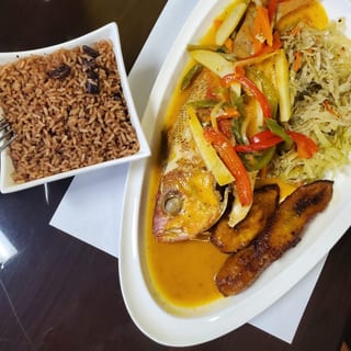 Small Whole Snapper Meal