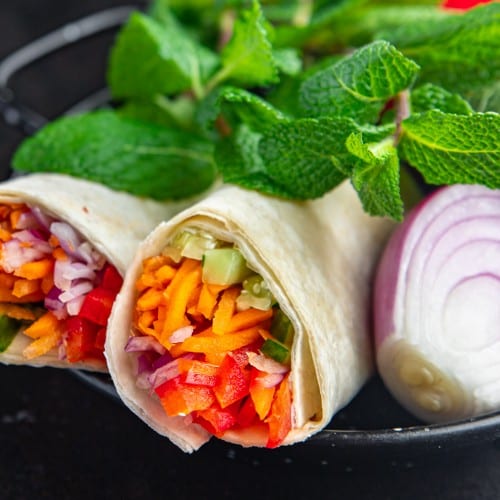 Grilled Veggies Wrap.