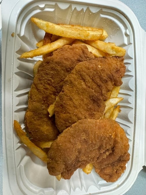 Kids Chicken Fingers Lunch.