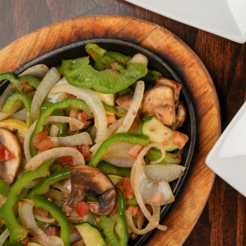 73. Vegetable Fajitas.