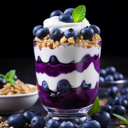 Blackberry Yogurt Parfait.