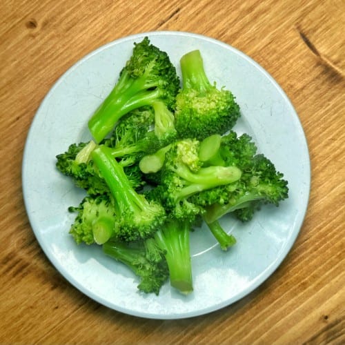 Steamed Broccoli.