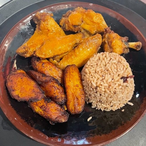 Fried  Wing Meal (3 Whole Wings).