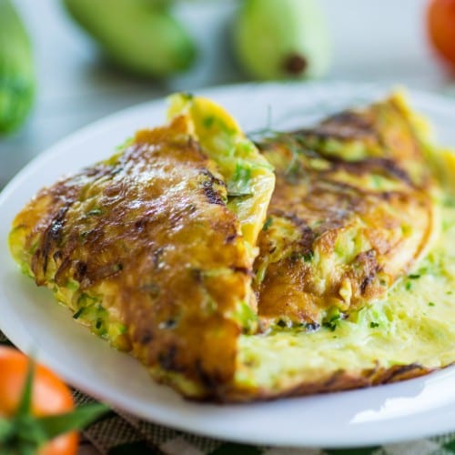 Poblano Omelette.