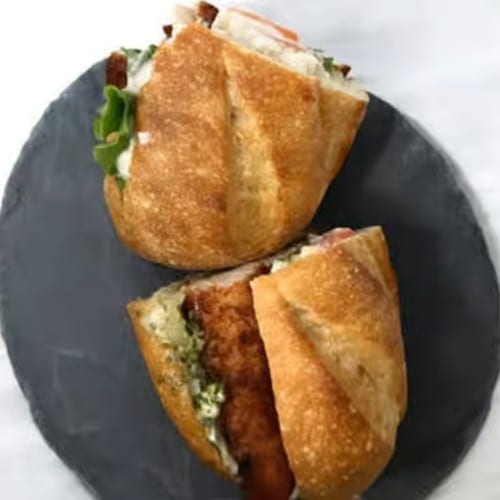 Pesto Chicken Sandwich.