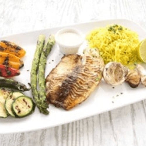 Grilled Tilapia Platter.