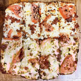 Tomato Bacon Feta Bread