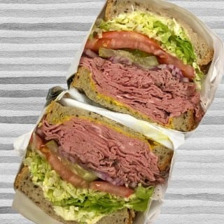All American Roast Beef Sandwich - Hot.