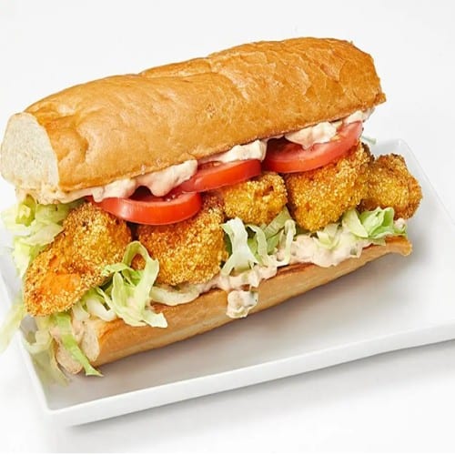 Fried Shrimp Hot Sub.