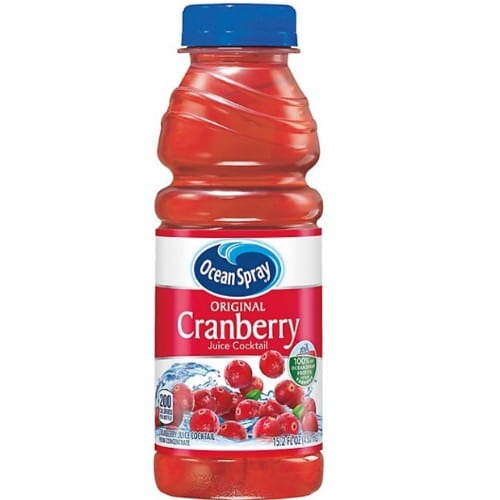 Cranberry Juice.