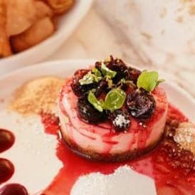 Strawberry Yuzu Cheesecake.