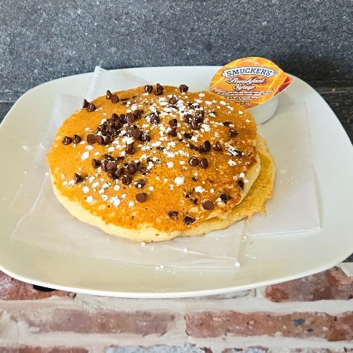 Chocolate Chip Pancakes.