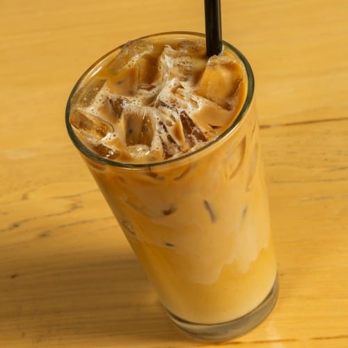 Iced Caffe Latte.