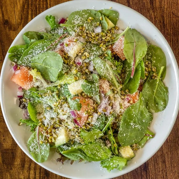 Mung Sprout-Grapes Salad.