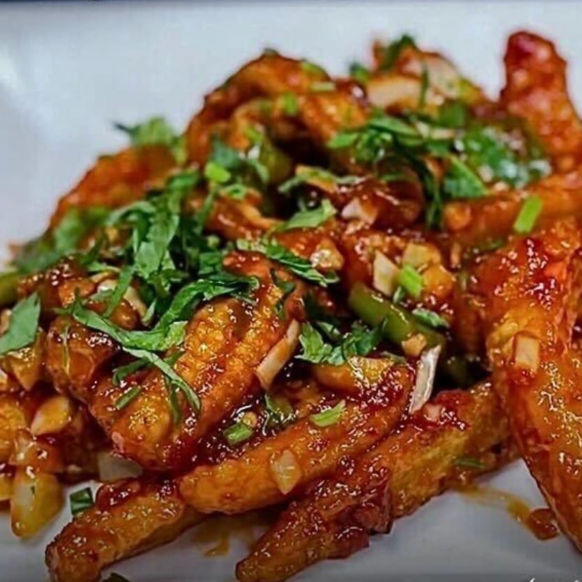 Crispy Chili Baby Corn.