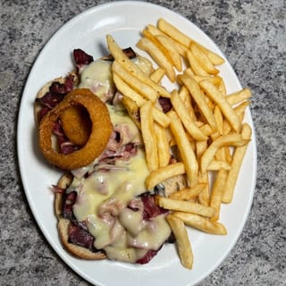 Hot Pastrami Sandwich