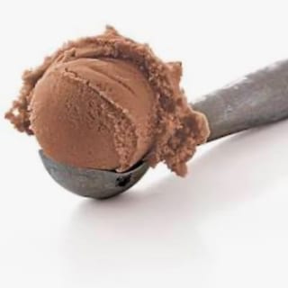 SCOOP OF CHOCOLATE ICE CREAM