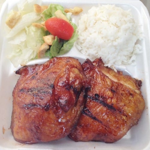 Smoked Chicken Plate.