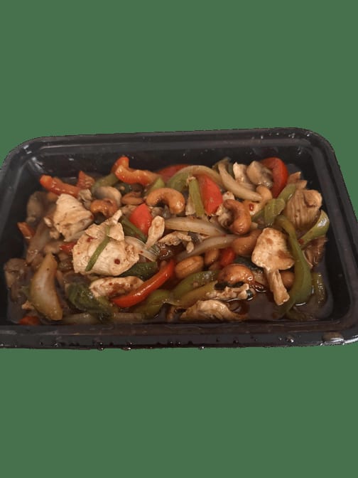 CASHEW CHICKEN.