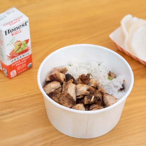 Chicken Rice Bowl (Kid) + Drink + Chips.