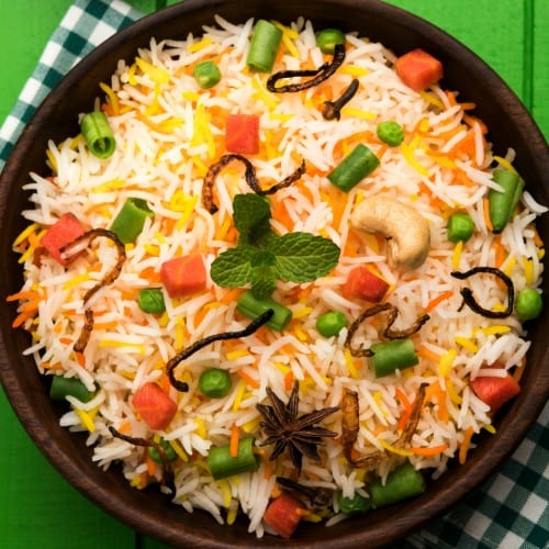 Veg Biryani.