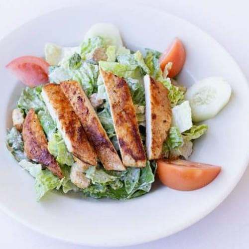 Chicken Caesar Salad.