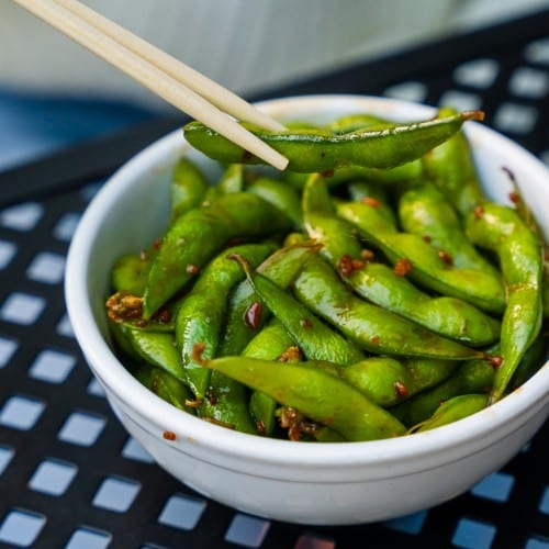 Garlic Edamame.