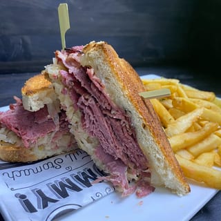 Classic Reuben sandwich