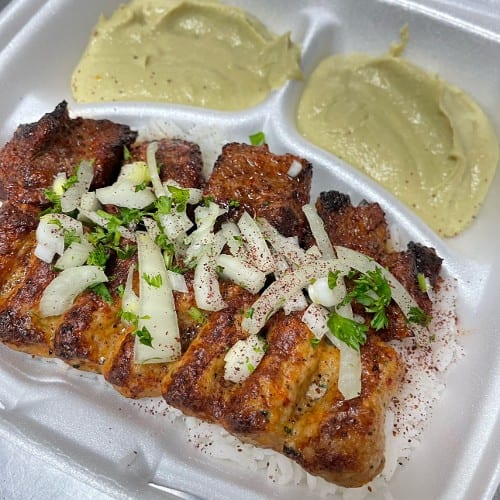 #24 Beef Shish & Chicken Lule Combo.