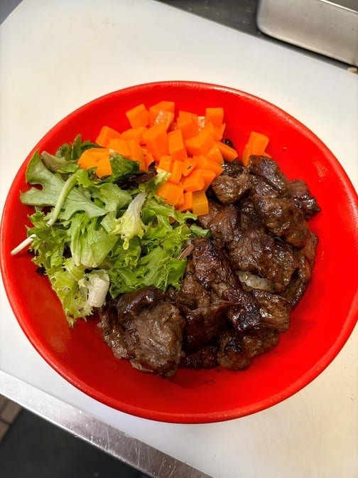 Beef Teriyaki Bowl.