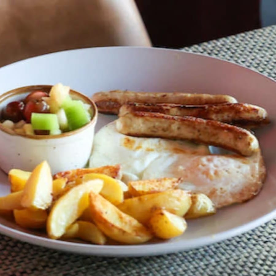 Classic breakfast plate.