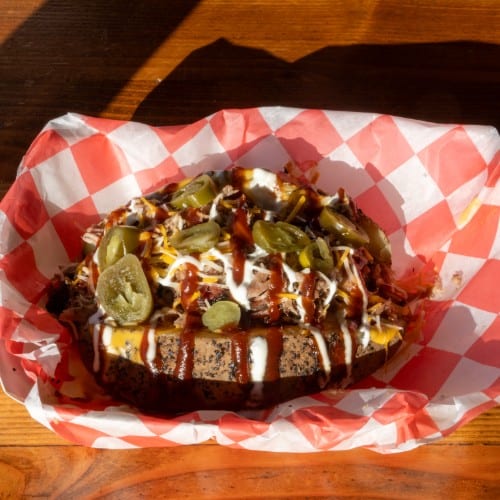 Chicken Loaded Baked Potato.