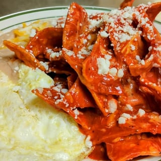 Homemade Chilaquiles
