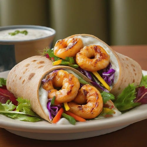 Grilled Shrimp Wrap.