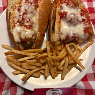 Meatball Parmigiana Sub