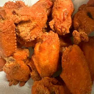 Spanish Style Chicken Wings Choice of Two Sides