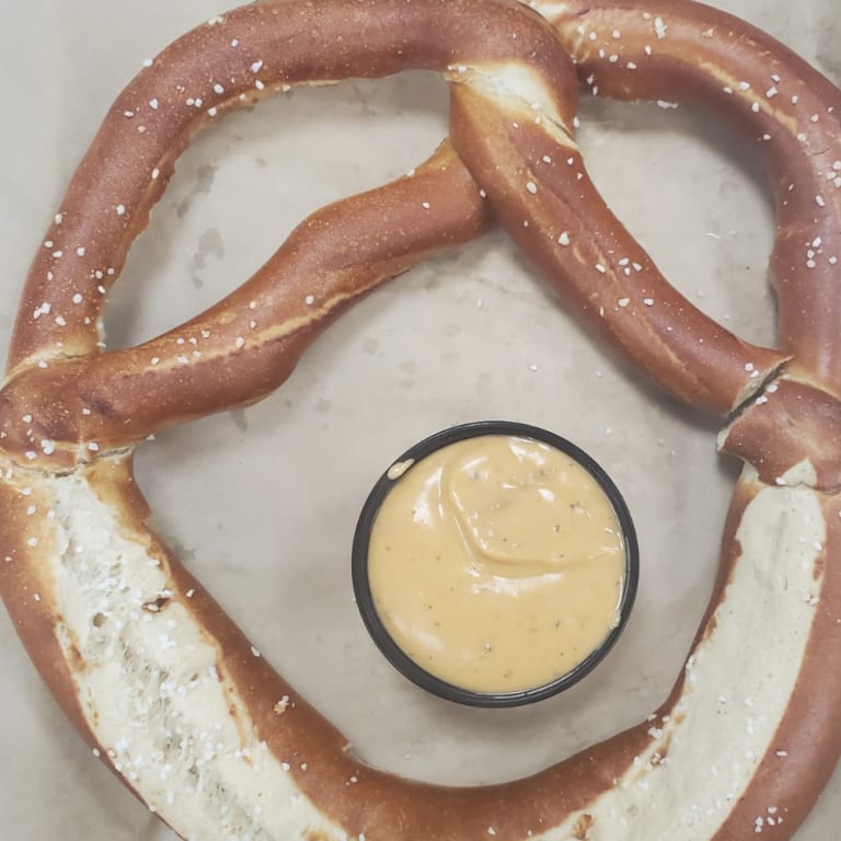 Pretzel and Beer Cheese.