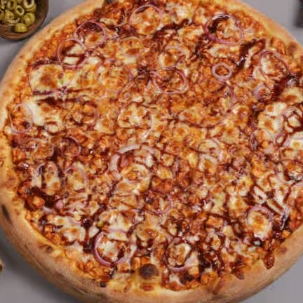BBQ Chicken Pizza.