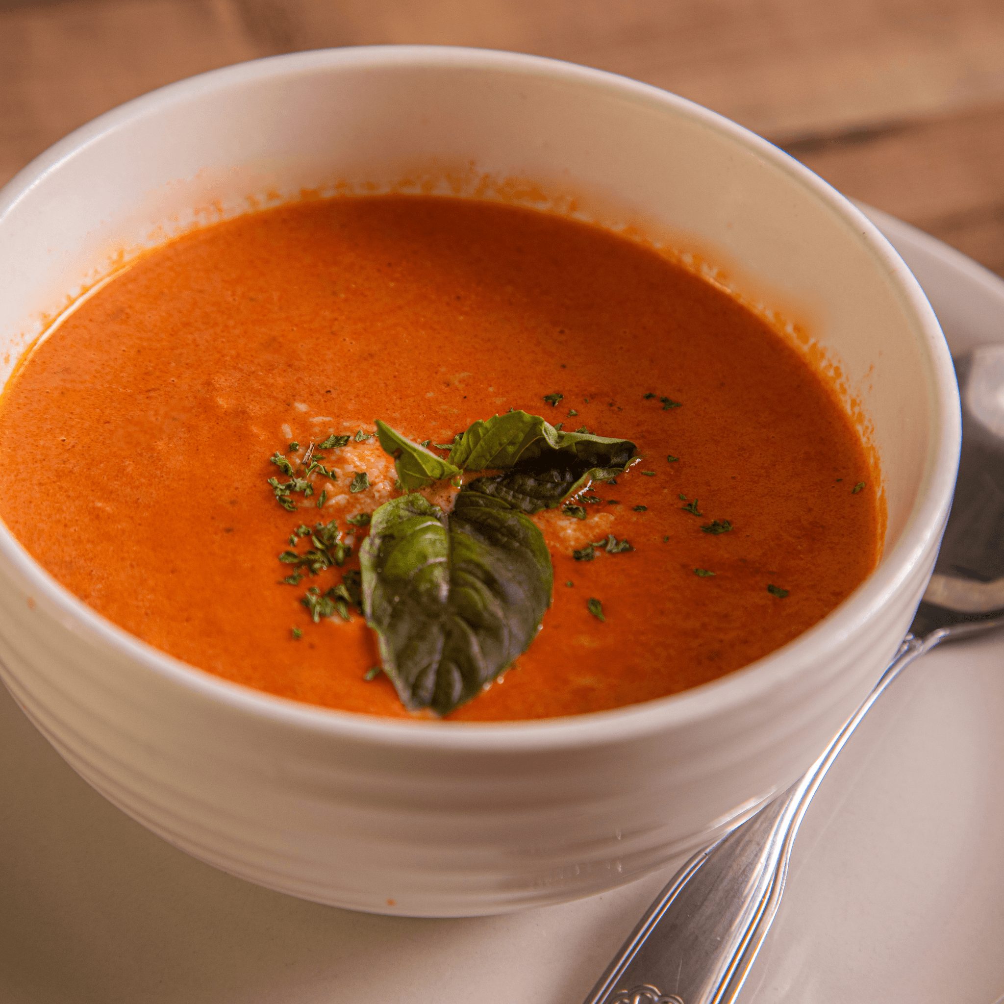 Tomato Basil Soup.