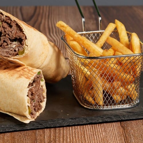 Chicken\Beef Shawarma Wrap Combo.